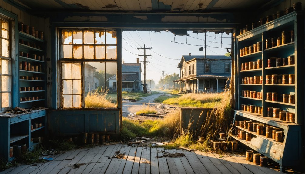 haunting remnants of abandonment