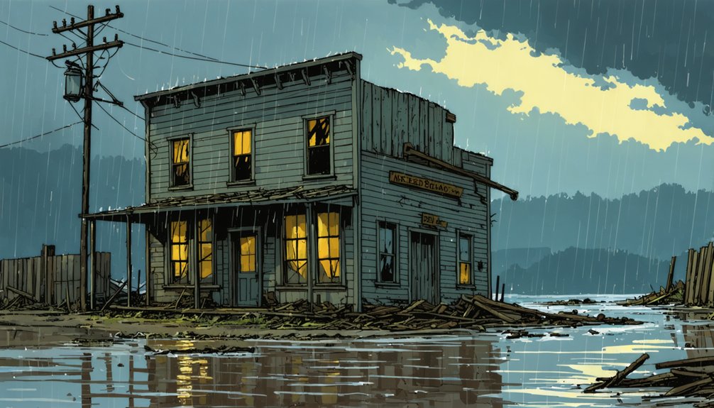 heroic sacrifice during flood