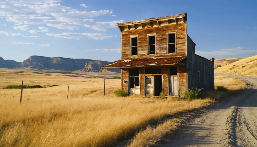 hillhead ghost town remnants