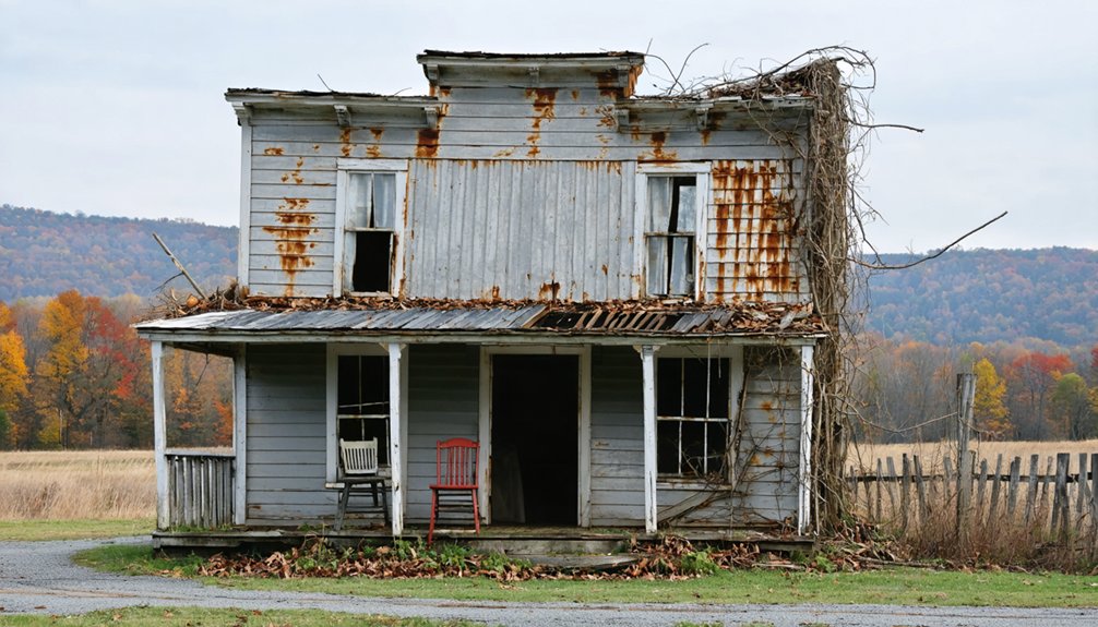 hilltop ghost town remains
