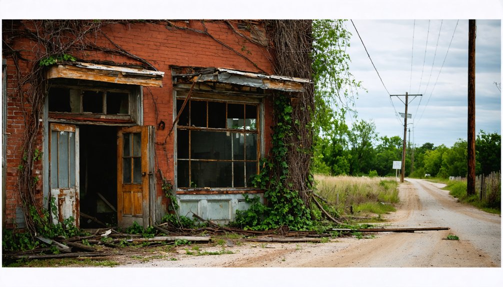 historic buildings show decay
