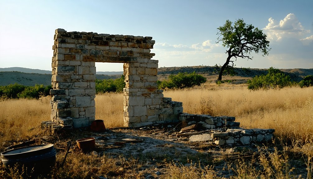 historic ghost town remnants