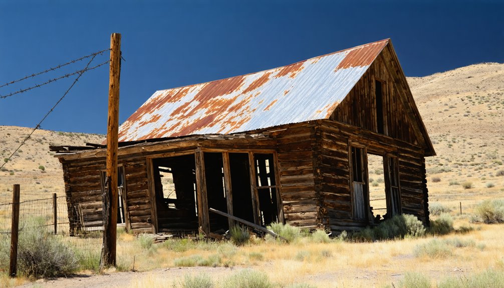 historic hotel amidst ruins