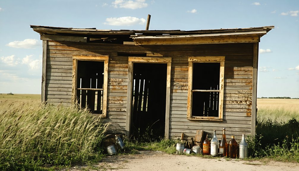 historic mining town remnants