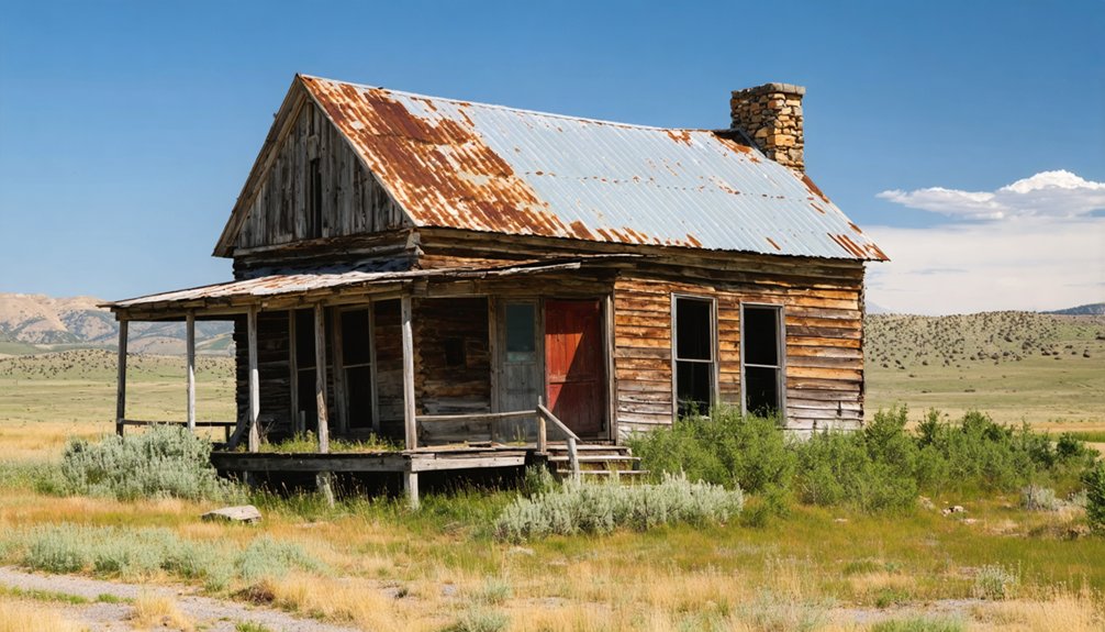 historic mining town remnants