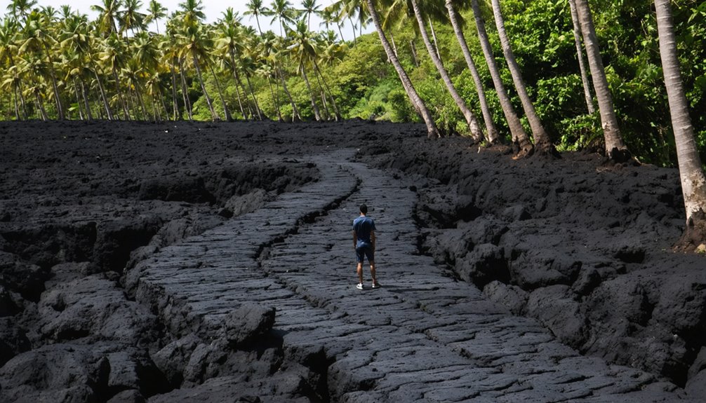 lava field memorial path