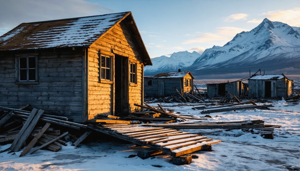 nature reclaims abandoned village