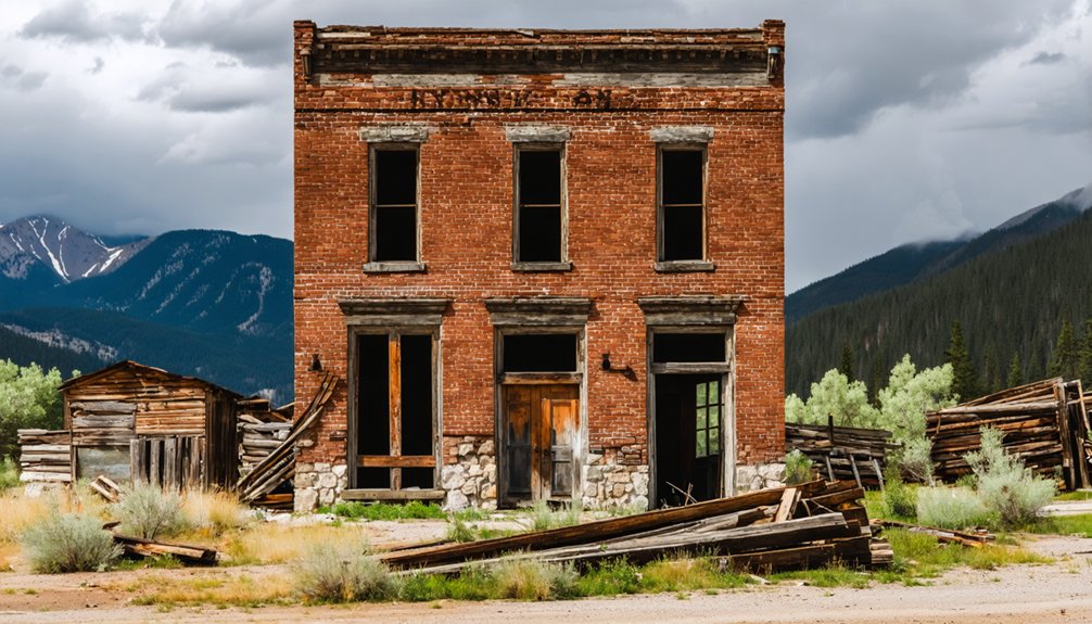 once thriving mining community infrastructure