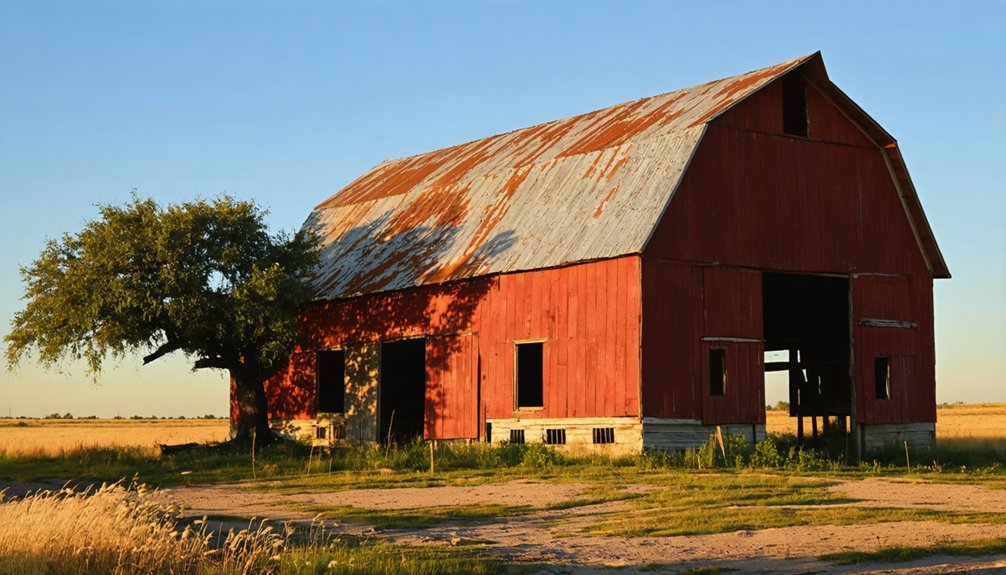 red barn s historical significance preserved