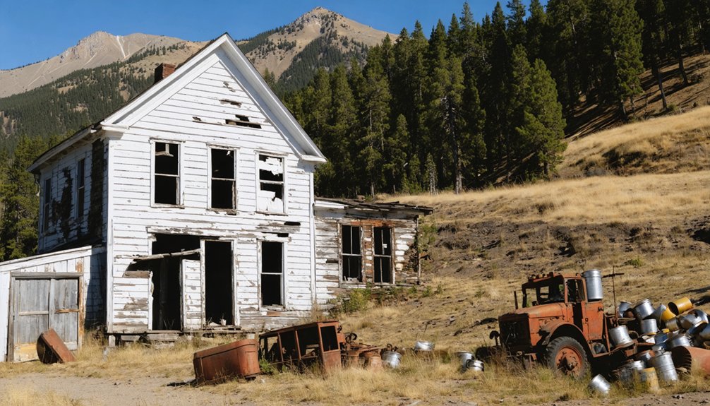 remote mountain ghost town