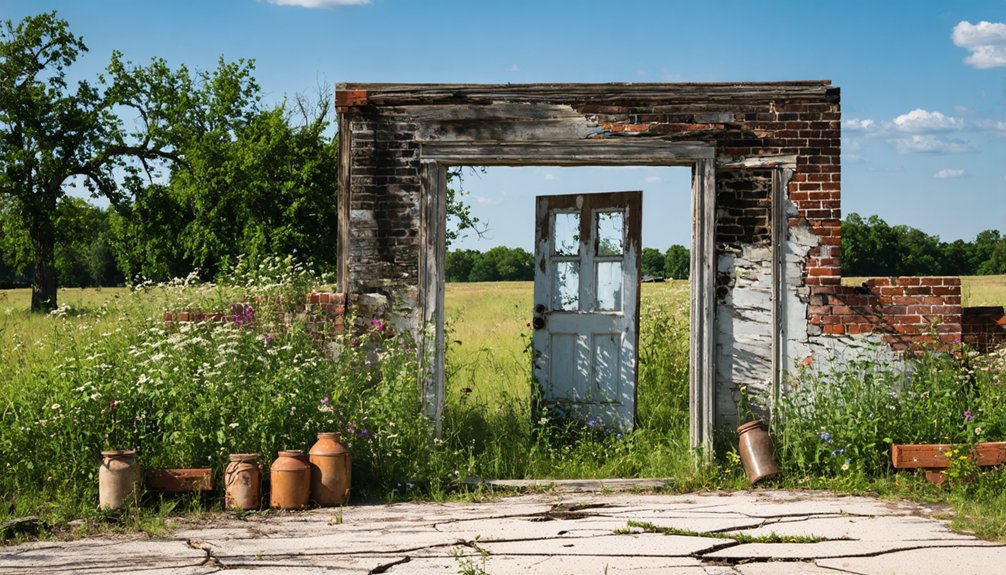 scattered remnants of tucker