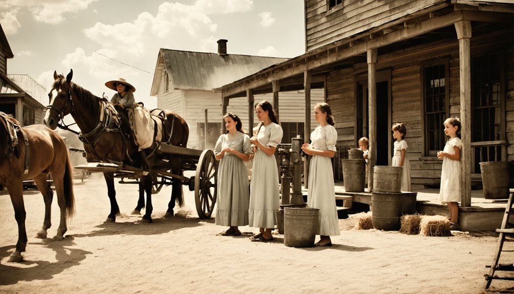 texas frontier community life