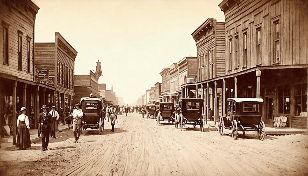 vibrant mining town community