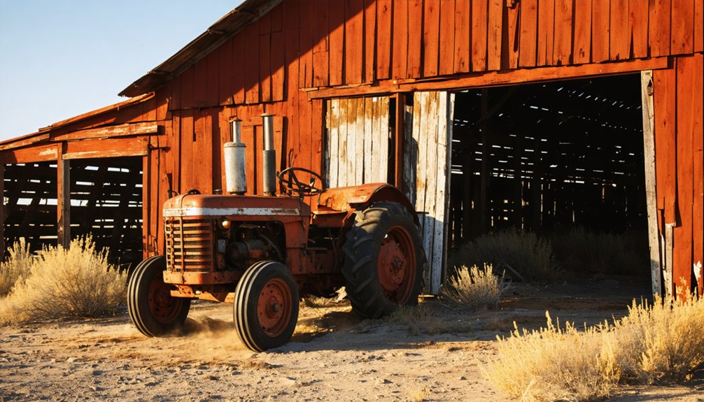 abandoned agriculture in ghost towns