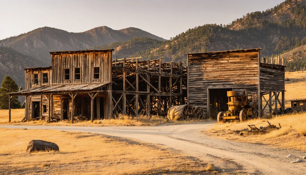 abandoned california mining town
