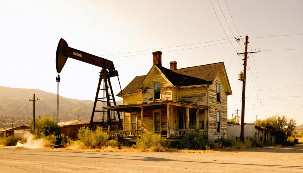 abandoned california oil town