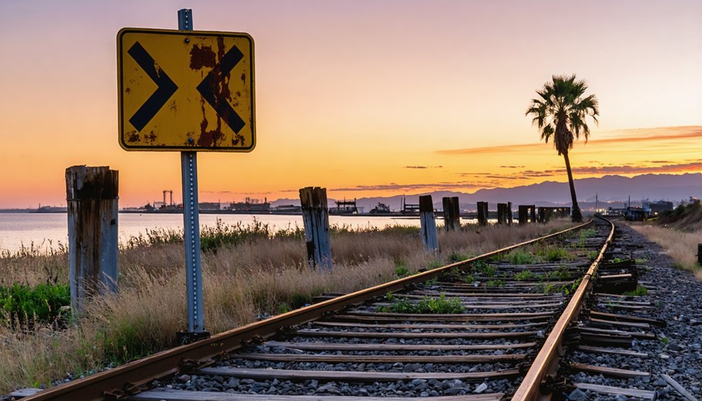 abandoned california waterfront town