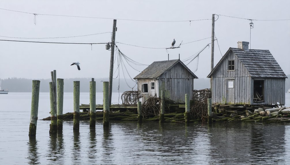 abandoned coastal fishing villages