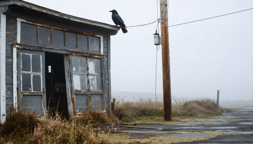 abandoned coastal ghost town