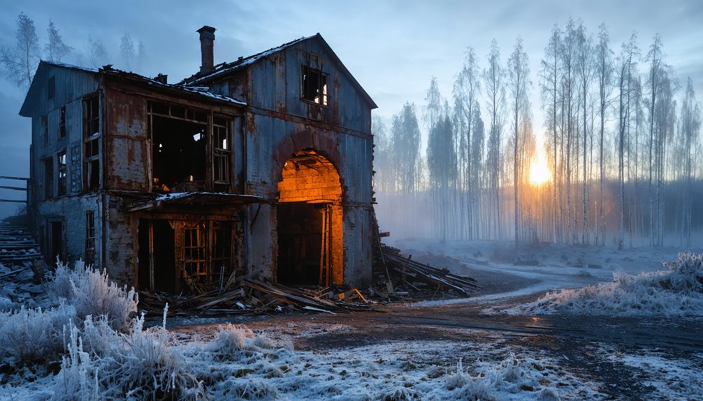 abandoned copper mining settlements