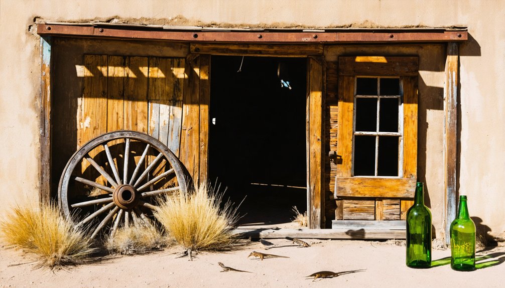 abandoned desert mining community