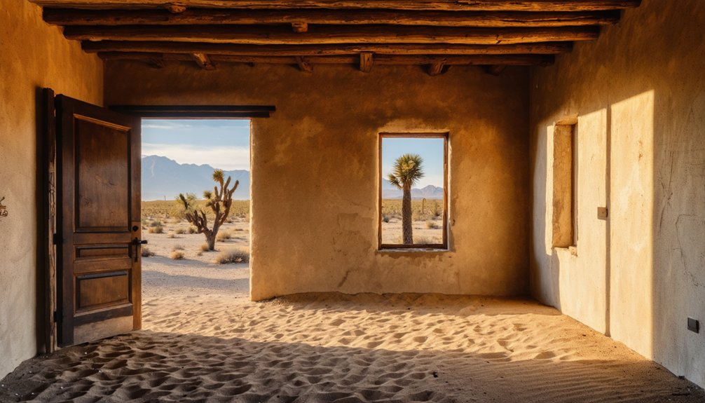 abandoned desert mining town