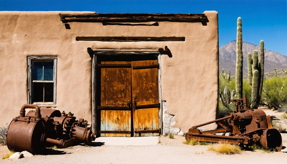 abandoned desert mining town
