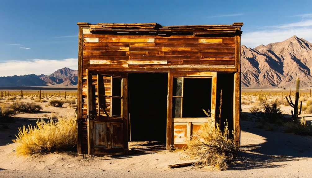 abandoned desert mining town