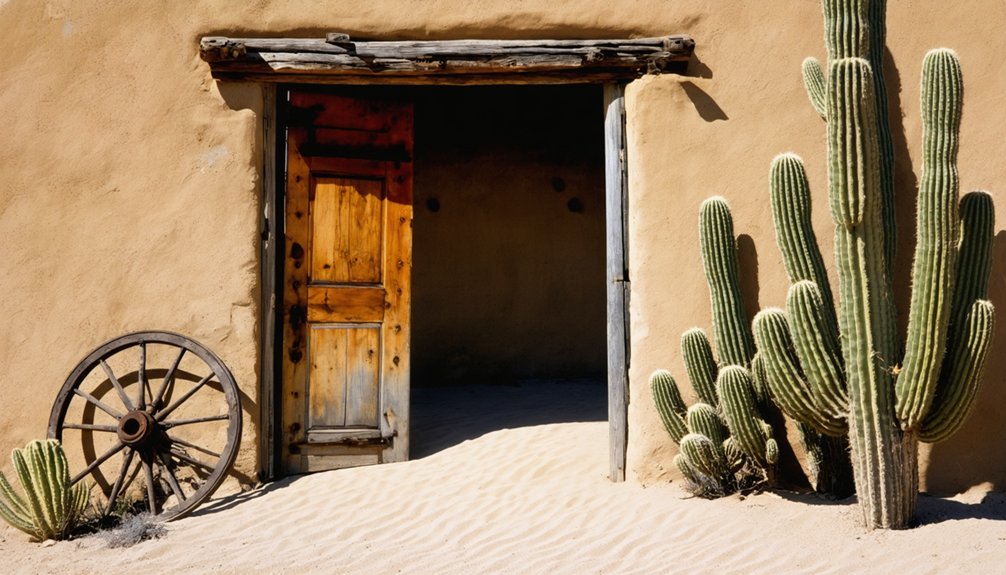 abandoned desert mining town