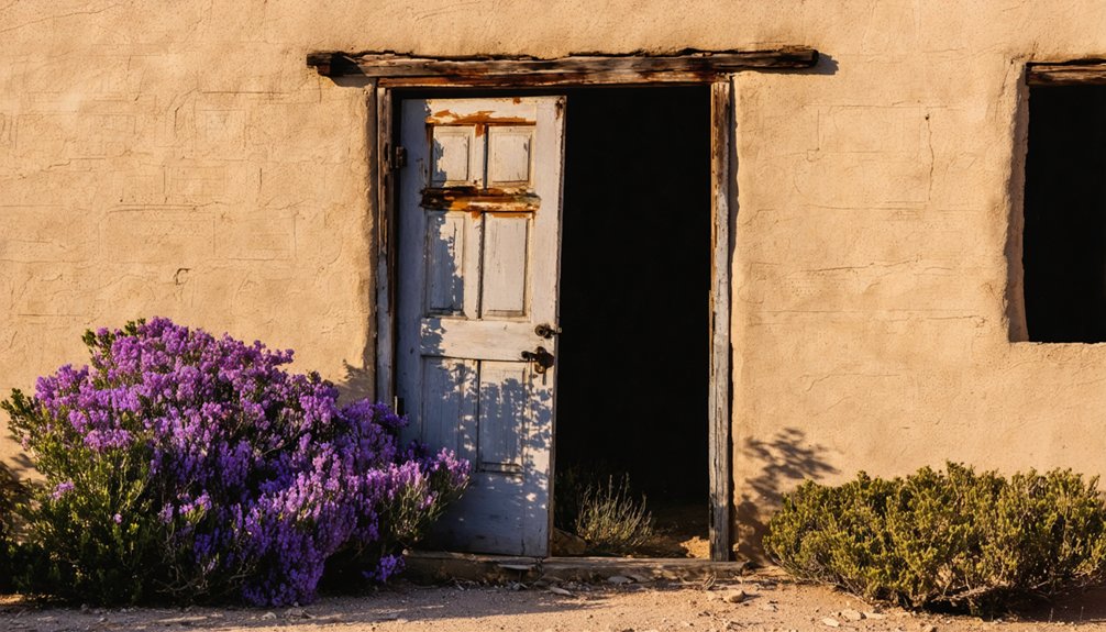 abandoned desert town remains