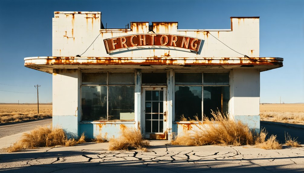 abandoned farming town relics