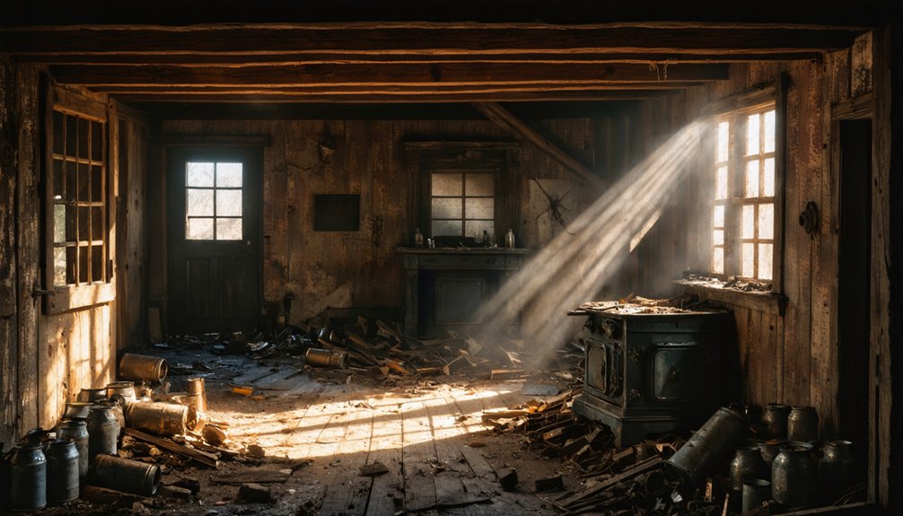 abandoned gold rush relics