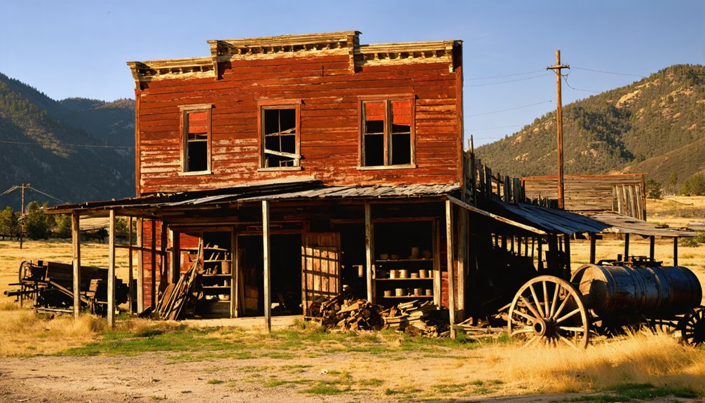 abandoned gold rush settlement