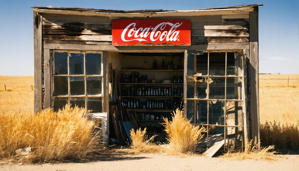abandoned historic mining settlement