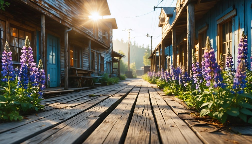 abandoned historic mining village
