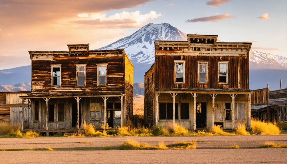 abandoned historical mining town