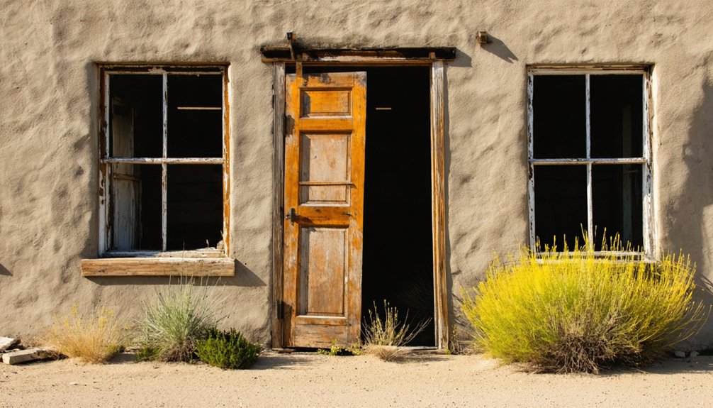 abandoned historical mining town