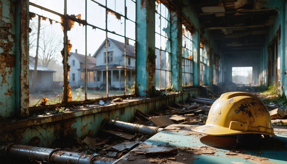 abandoned homes economic struggle