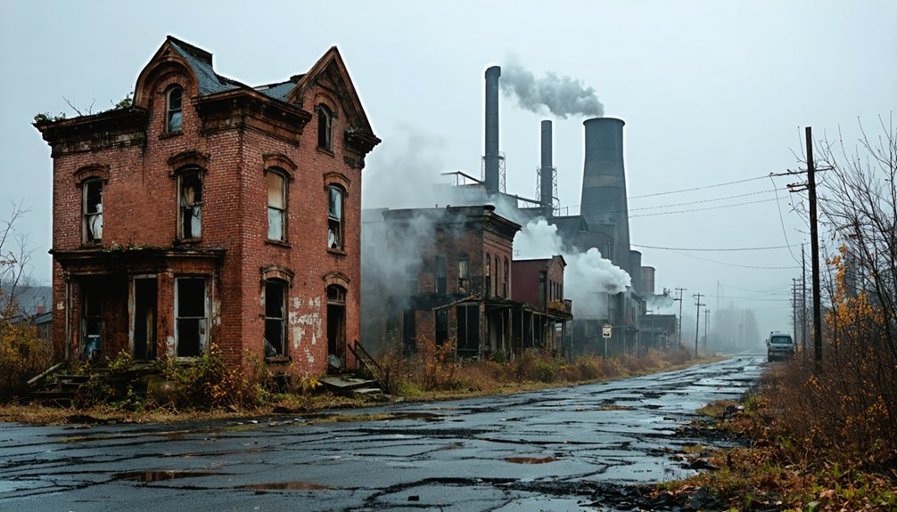 abandoned industrial settlements history