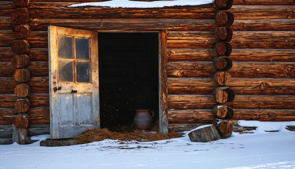 abandoned mining cabins preserved