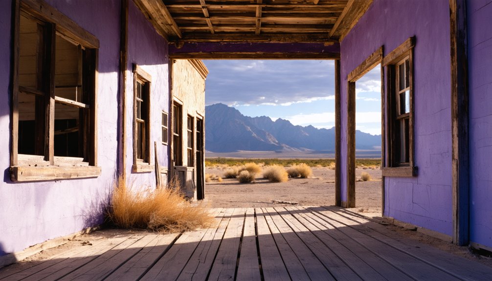 abandoned mining community remnants