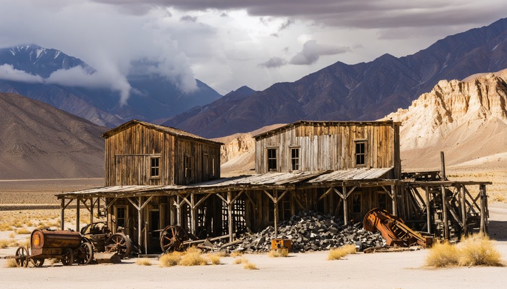 abandoned mining ghost town