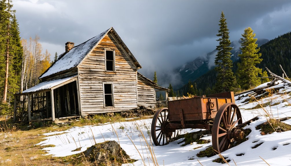 abandoned mining town relics
