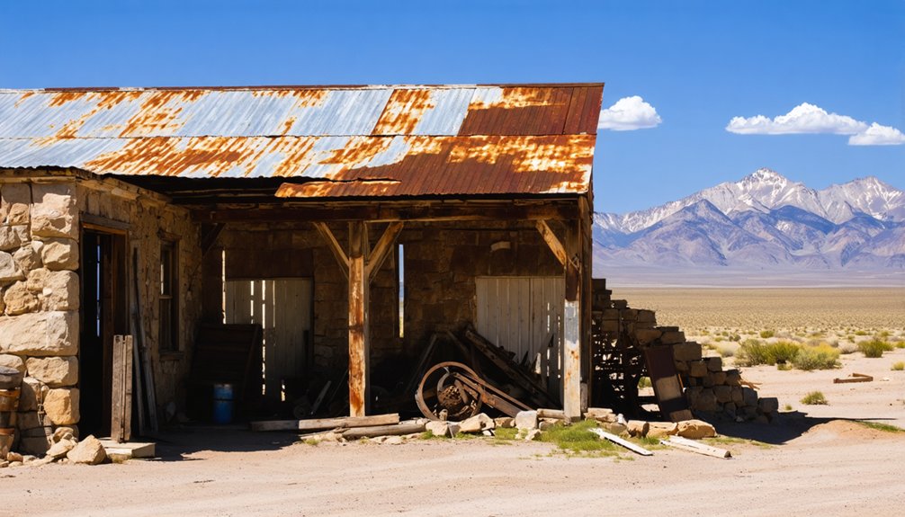 abandoned mining town relics