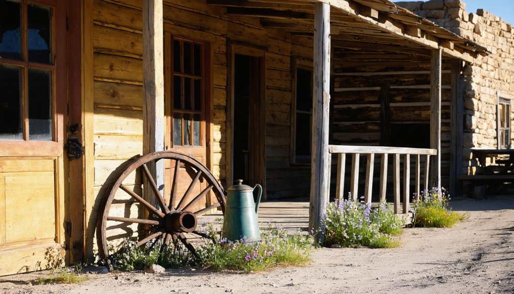abandoned mining town remains