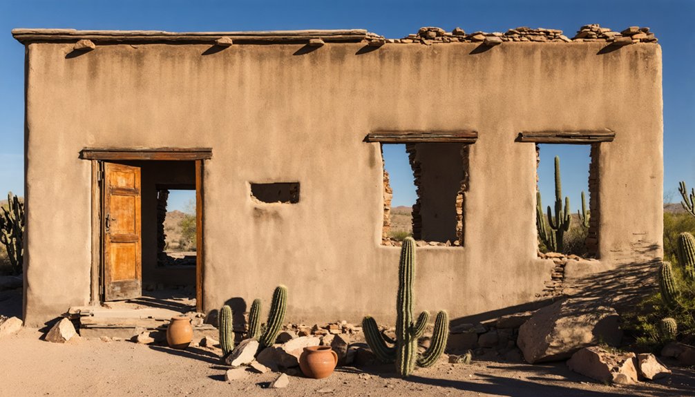abandoned mining town remains