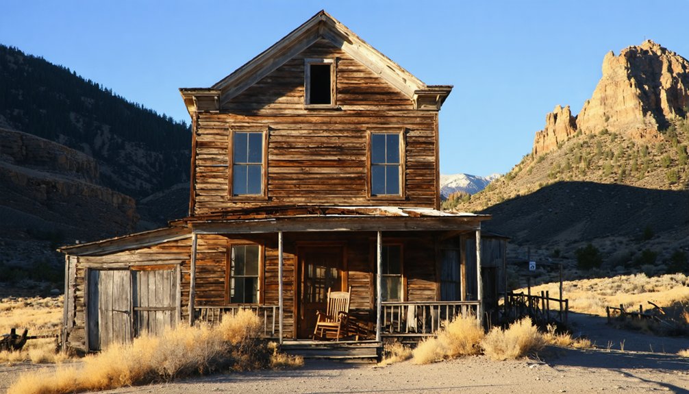 abandoned mining town remains