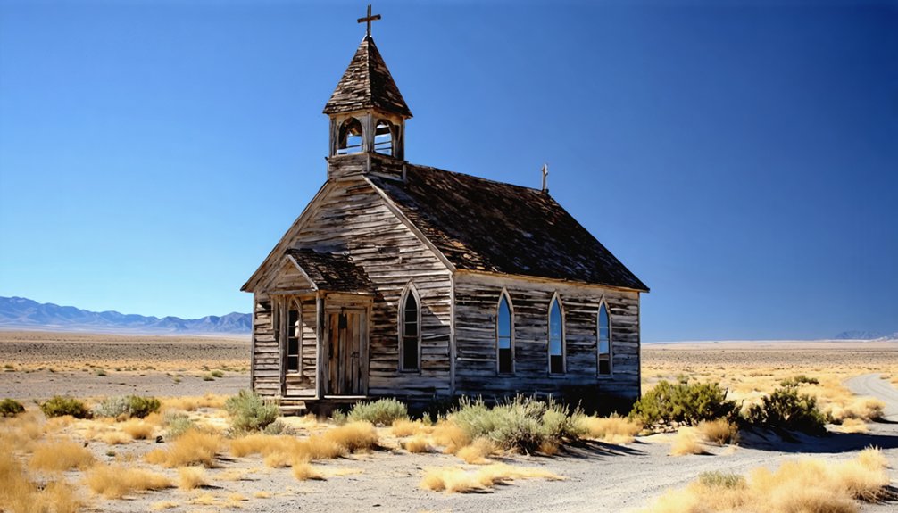 abandoned mining town remains