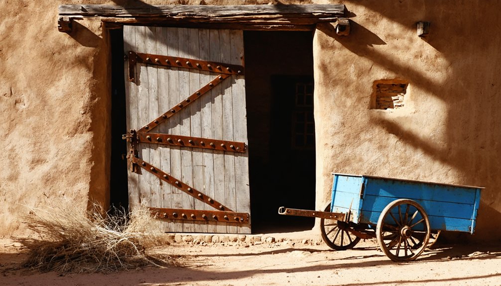 abandoned mining town remnants