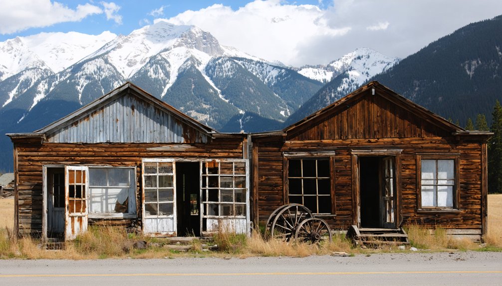 abandoned mountain ghost town